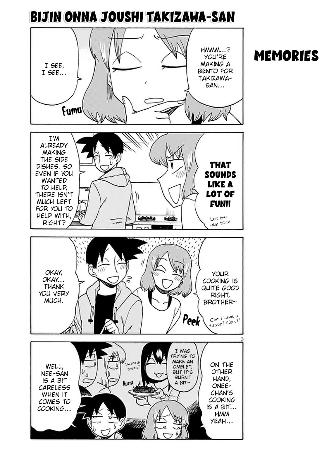 Bijin Onna Joushi Takizawa-san Chapter 106 page 3 - Chapter 106