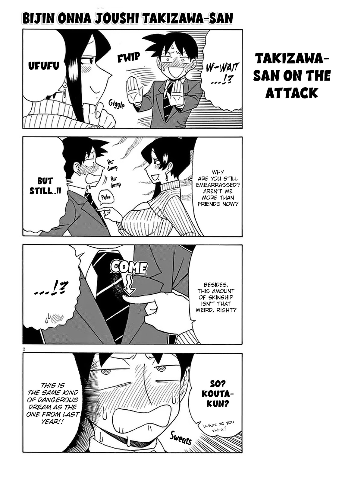 Bijin Onna Joushi Takizawa-san Chapter 107 page 2 - Chapter 107