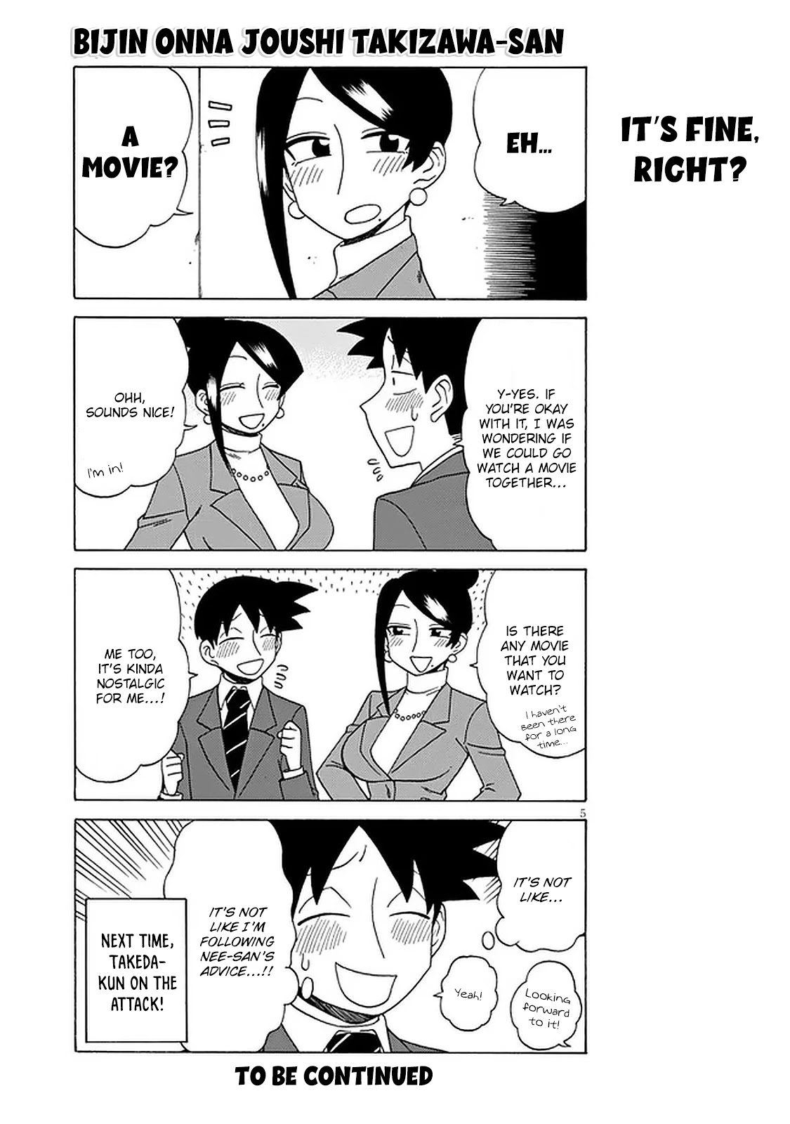 Bijin Onna Joushi Takizawa-san Chapter 108 page 5 - Chapter 108