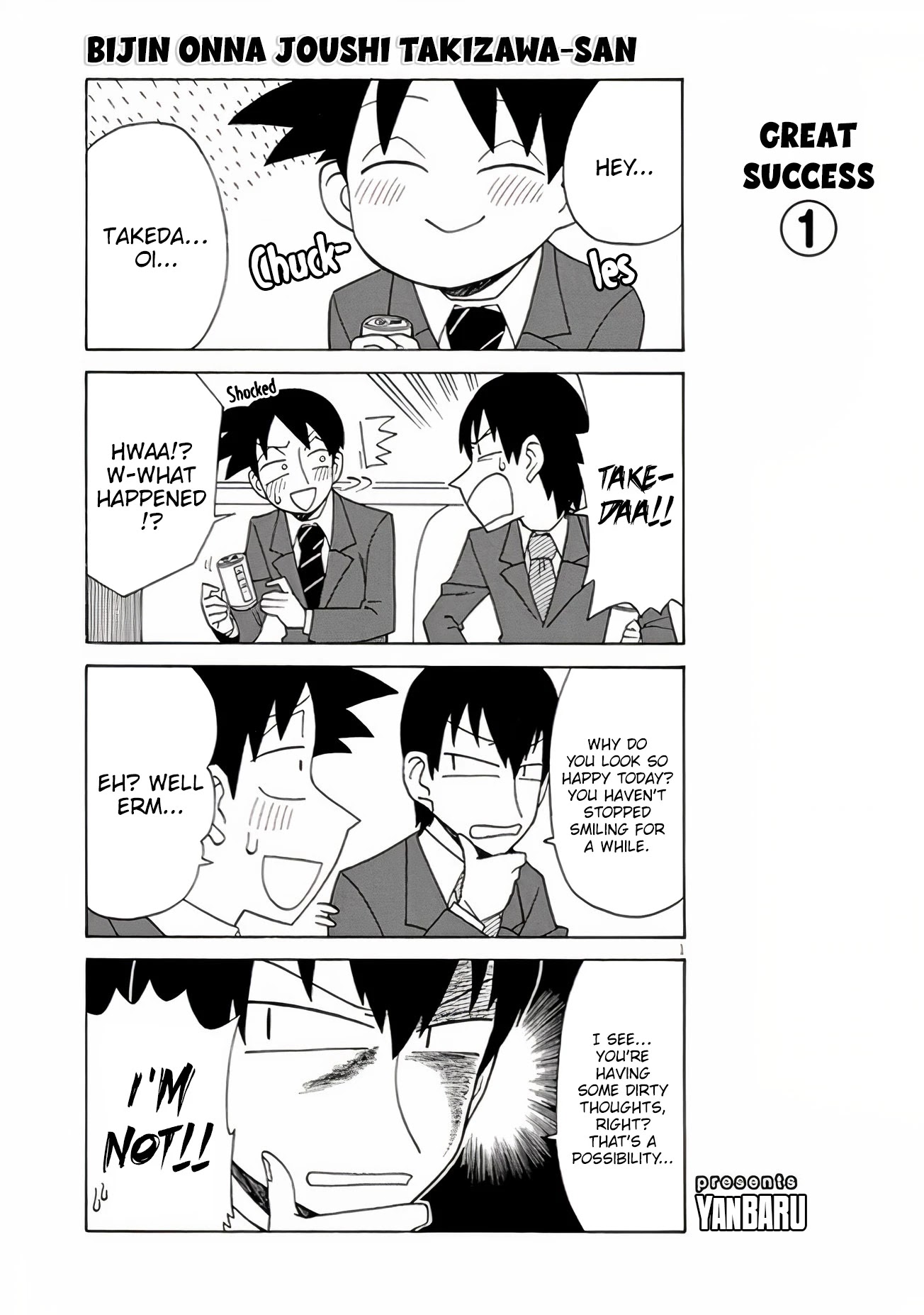 Bijin Onna Joushi Takizawa-san Chapter 110 page 1 - Chapter 110