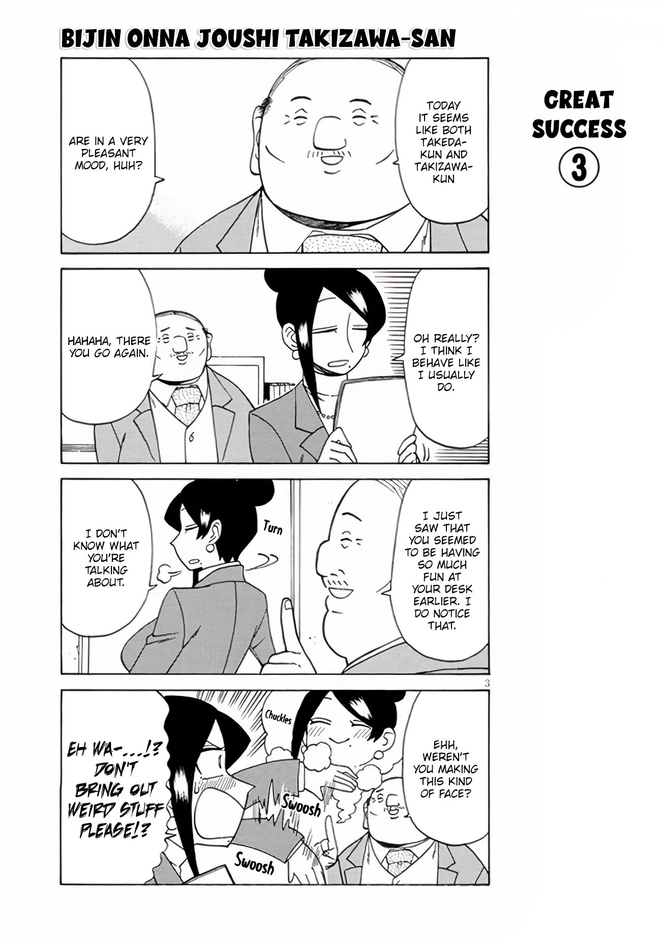 Bijin Onna Joushi Takizawa-san Chapter 110 page 3 - Chapter 110