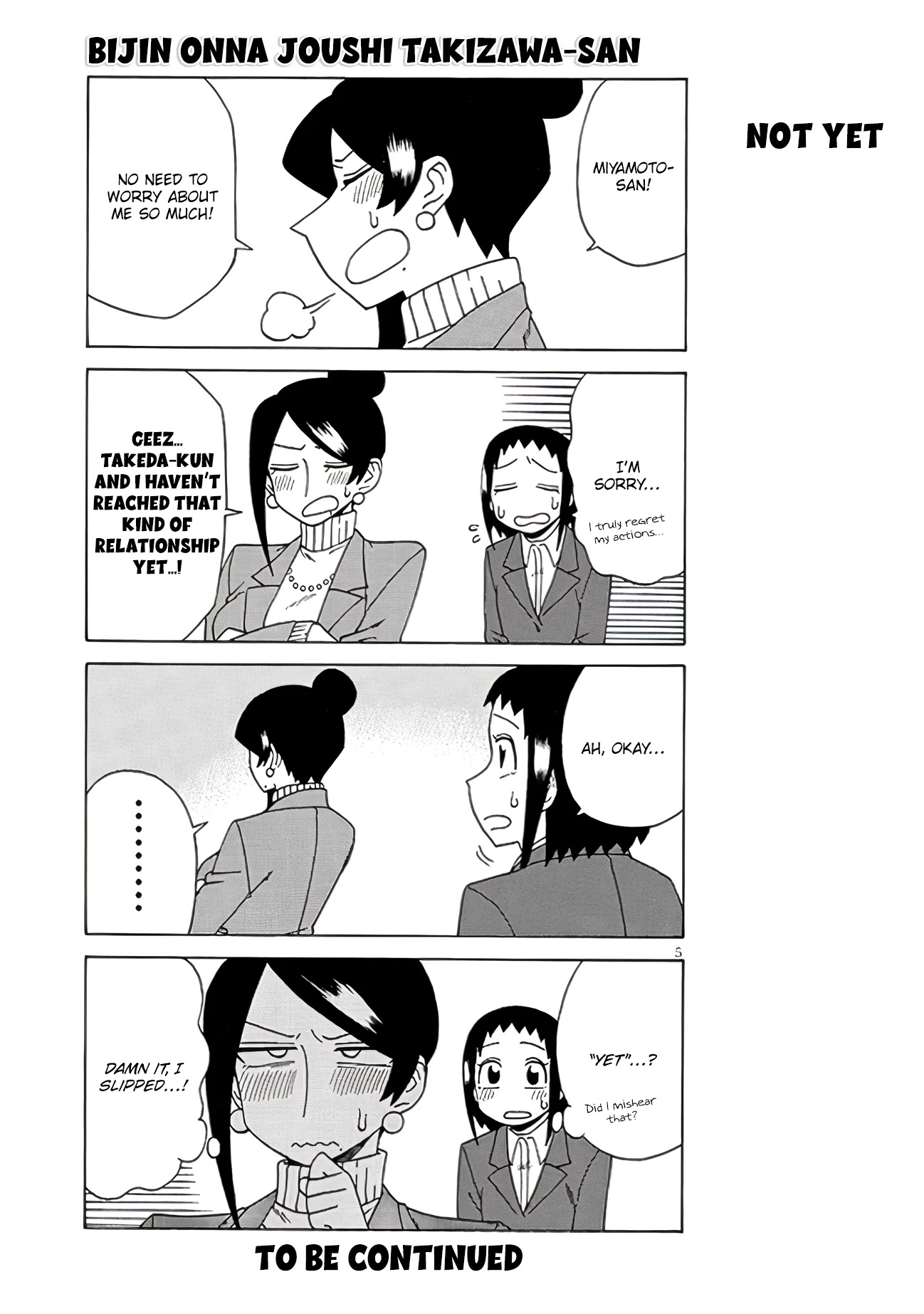 Bijin Onna Joushi Takizawa-san Chapter 111 page 5 - Chapter 111