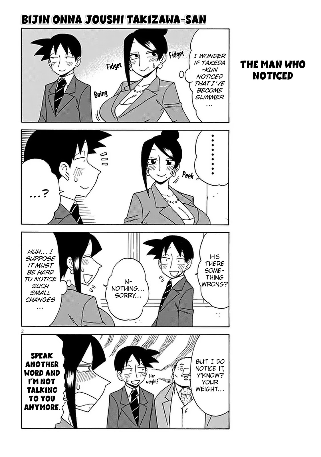 Bijin Onna Joushi Takizawa-san Chapter 112 page 2 - Chapter 112