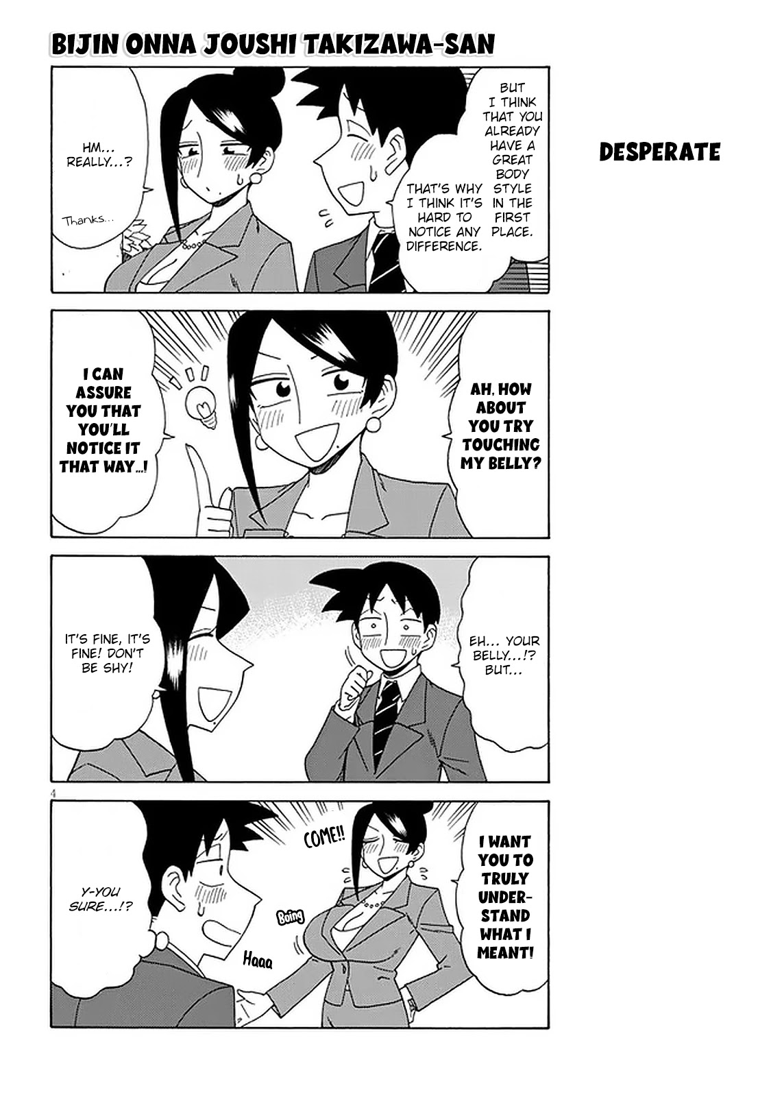 Bijin Onna Joushi Takizawa-san Chapter 112 page 4 - Chapter 112