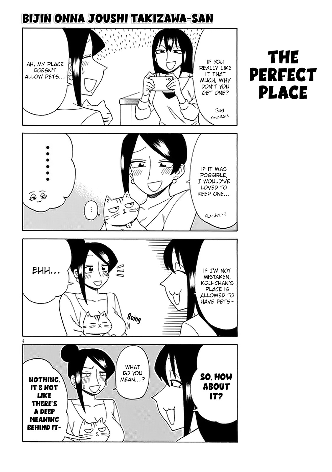 Bijin Onna Joushi Takizawa-san Chapter 114 page 4 - Chapter 114