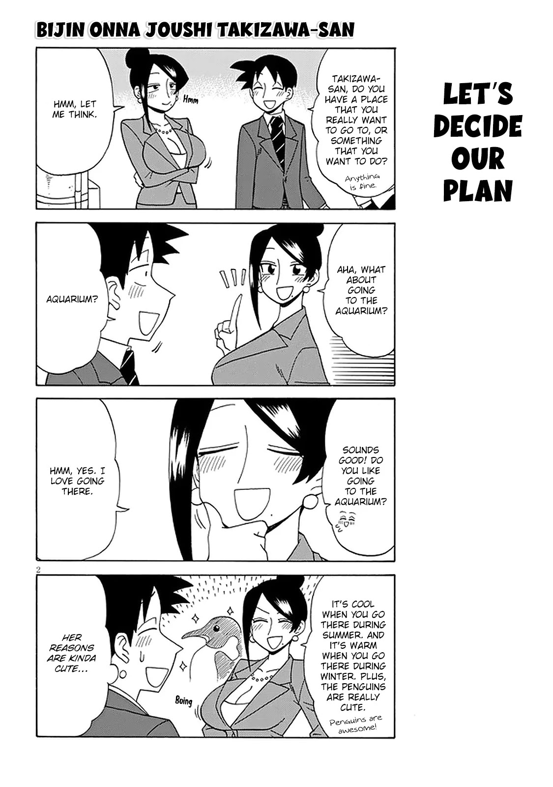 Bijin Onna Joushi Takizawa-san Chapter 115 page 2 - Chapter 115