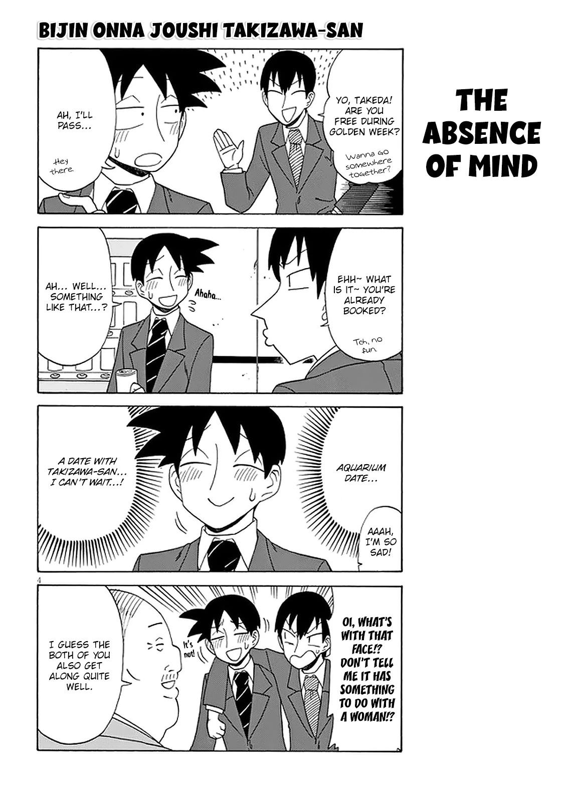 Bijin Onna Joushi Takizawa-san Chapter 115 page 4 - Chapter 115