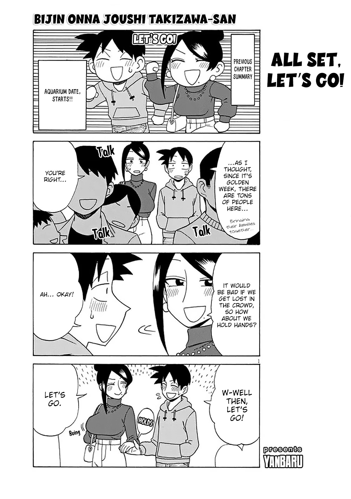 Bijin Onna Joushi Takizawa-san Chapter 116 page 1 - Chapter 116