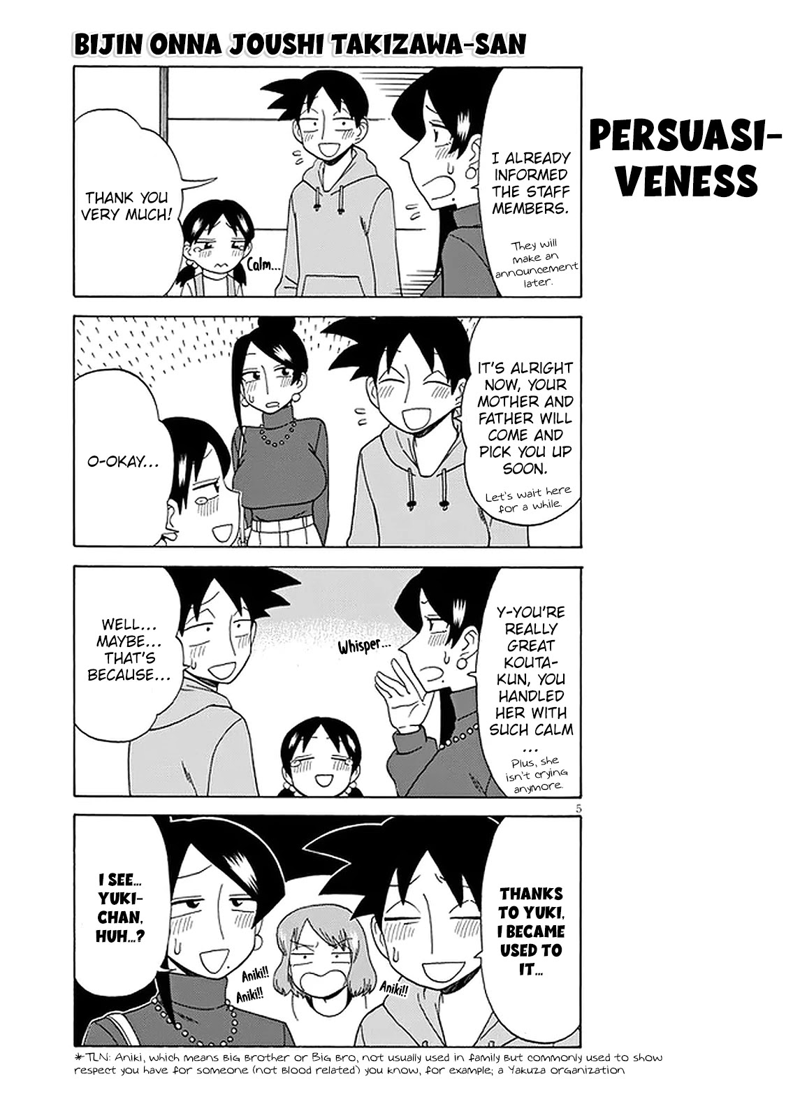 Bijin Onna Joushi Takizawa-san Chapter 116 page 5 - Chapter 116