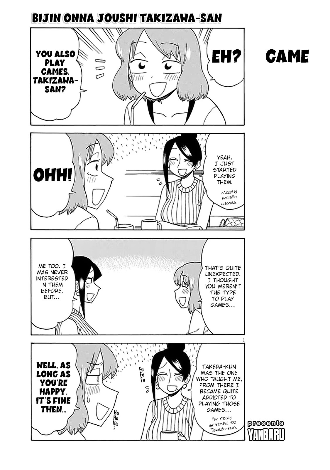 Bijin Onna Joushi Takizawa-san Chapter 117 page 1 - Chapter 117