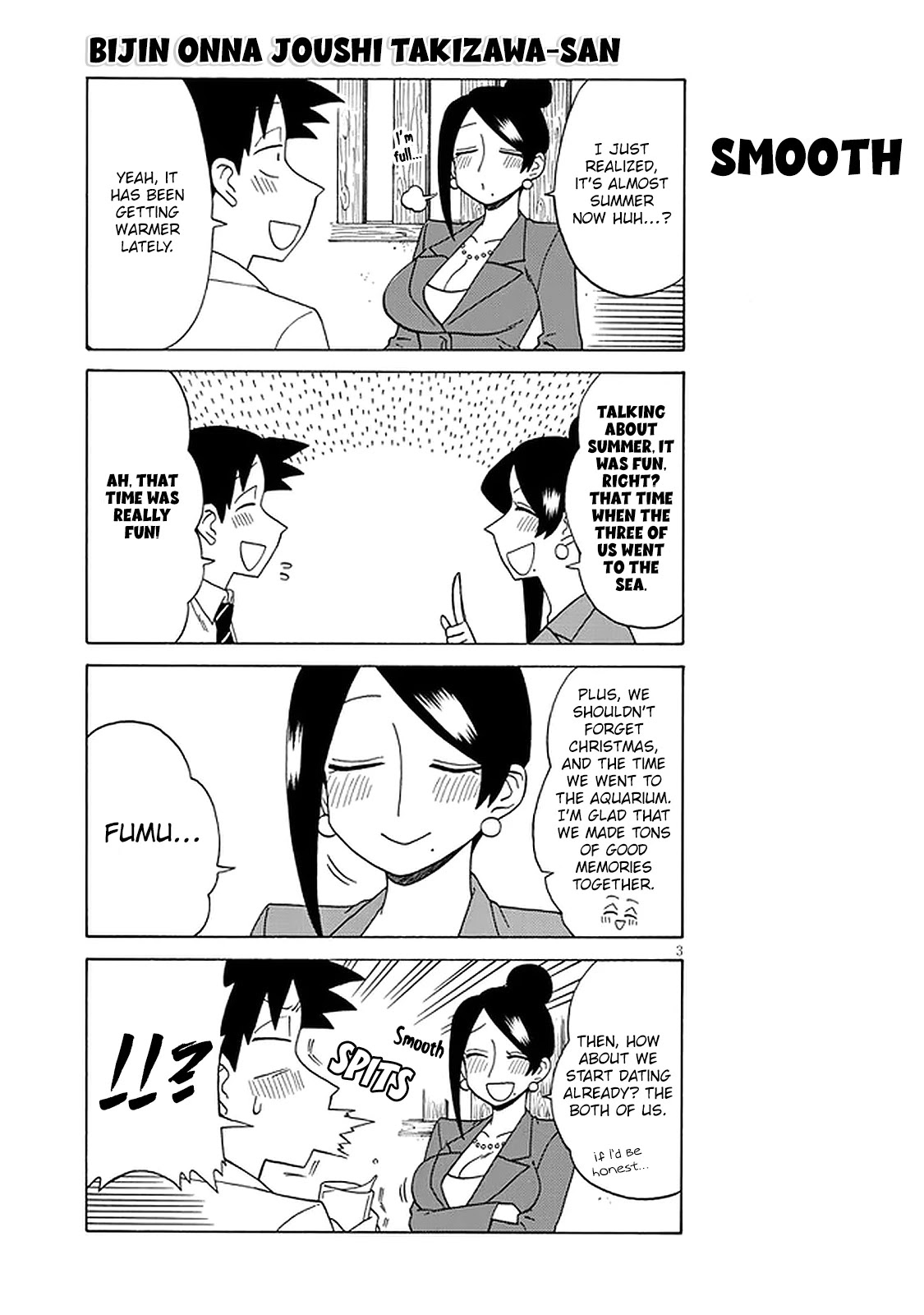 Bijin Onna Joushi Takizawa-san Chapter 118 page 3 - Chapter 118