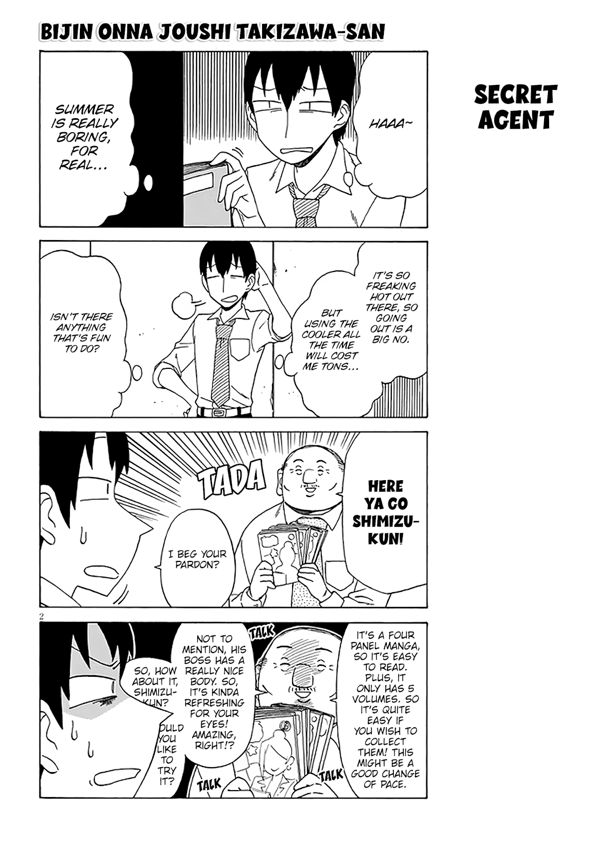 Bijin Onna Joushi Takizawa-san Chapter 119.5 page 2 - Chapter 119.5
