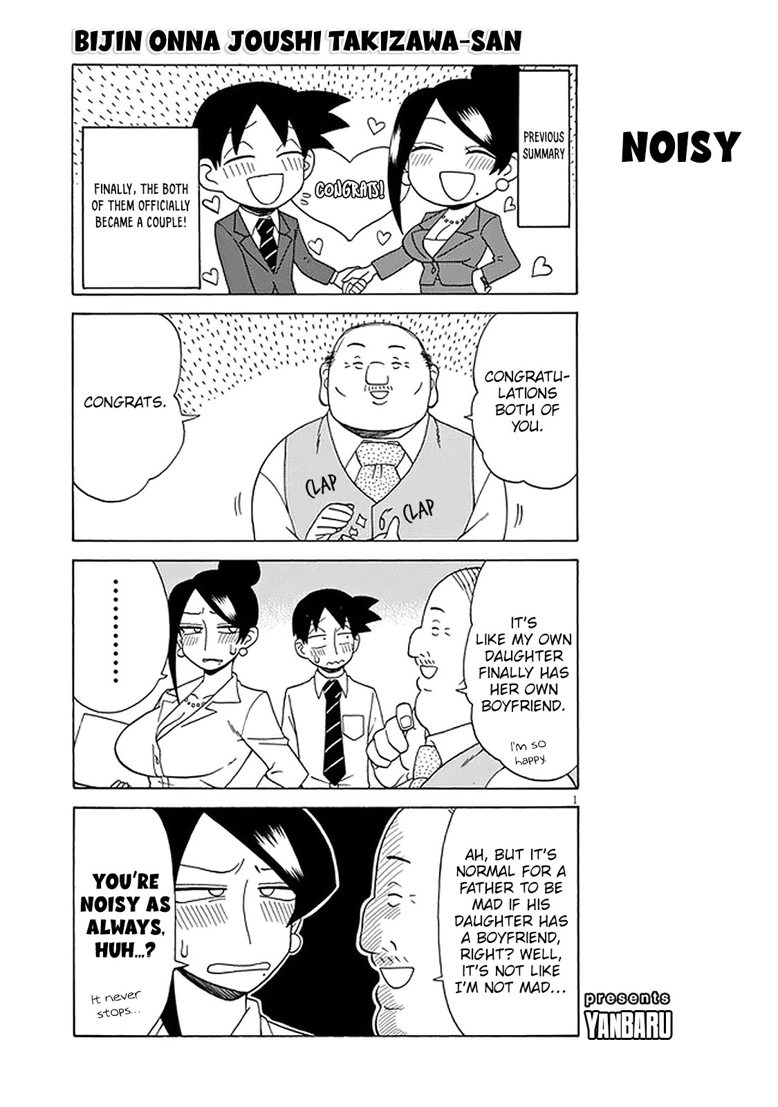 Bijin Onna Joushi Takizawa-san Chapter 119 page 1 - Chapter 119