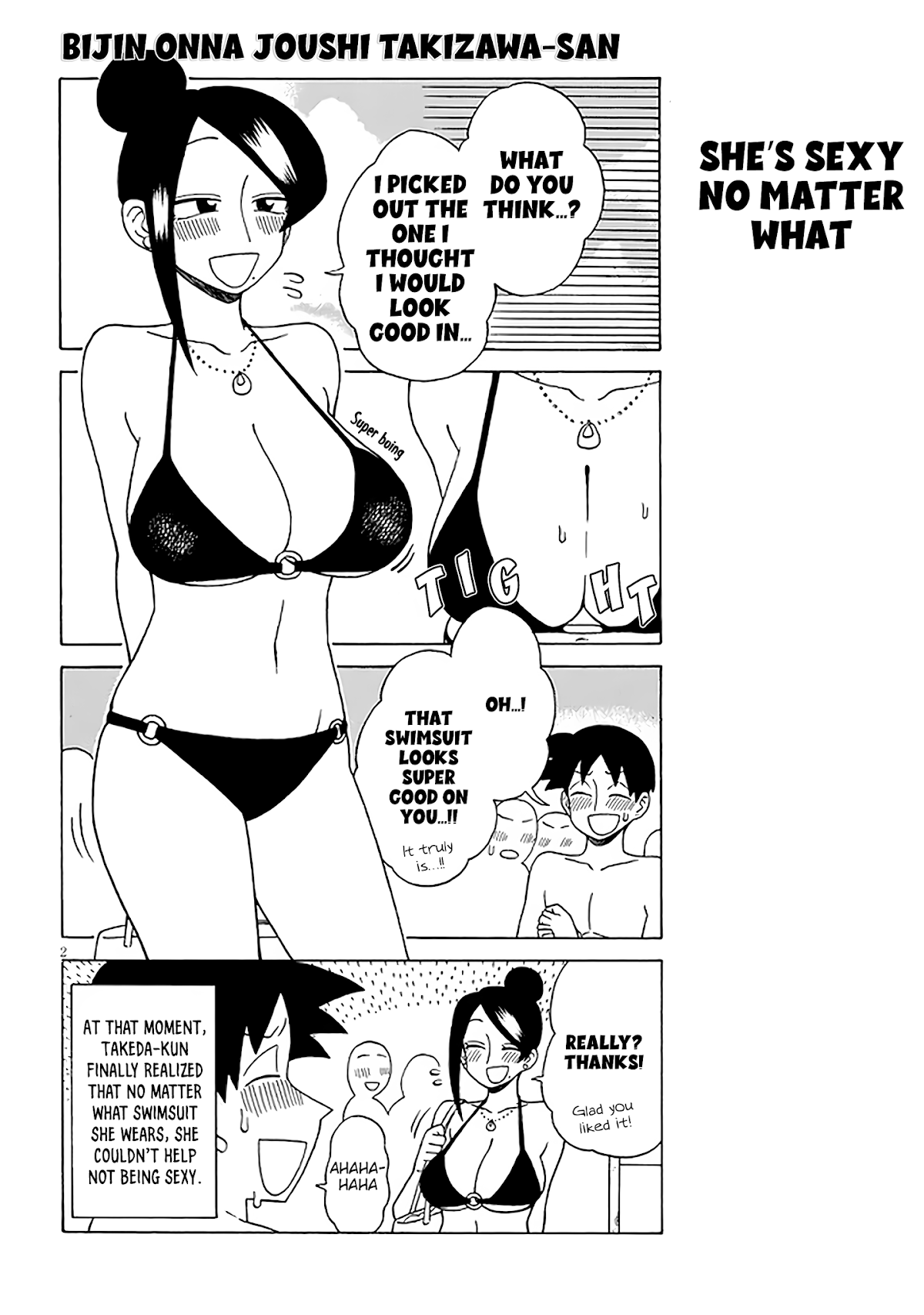 Bijin Onna Joushi Takizawa-san Chapter 121 page 2 - Chapter 121