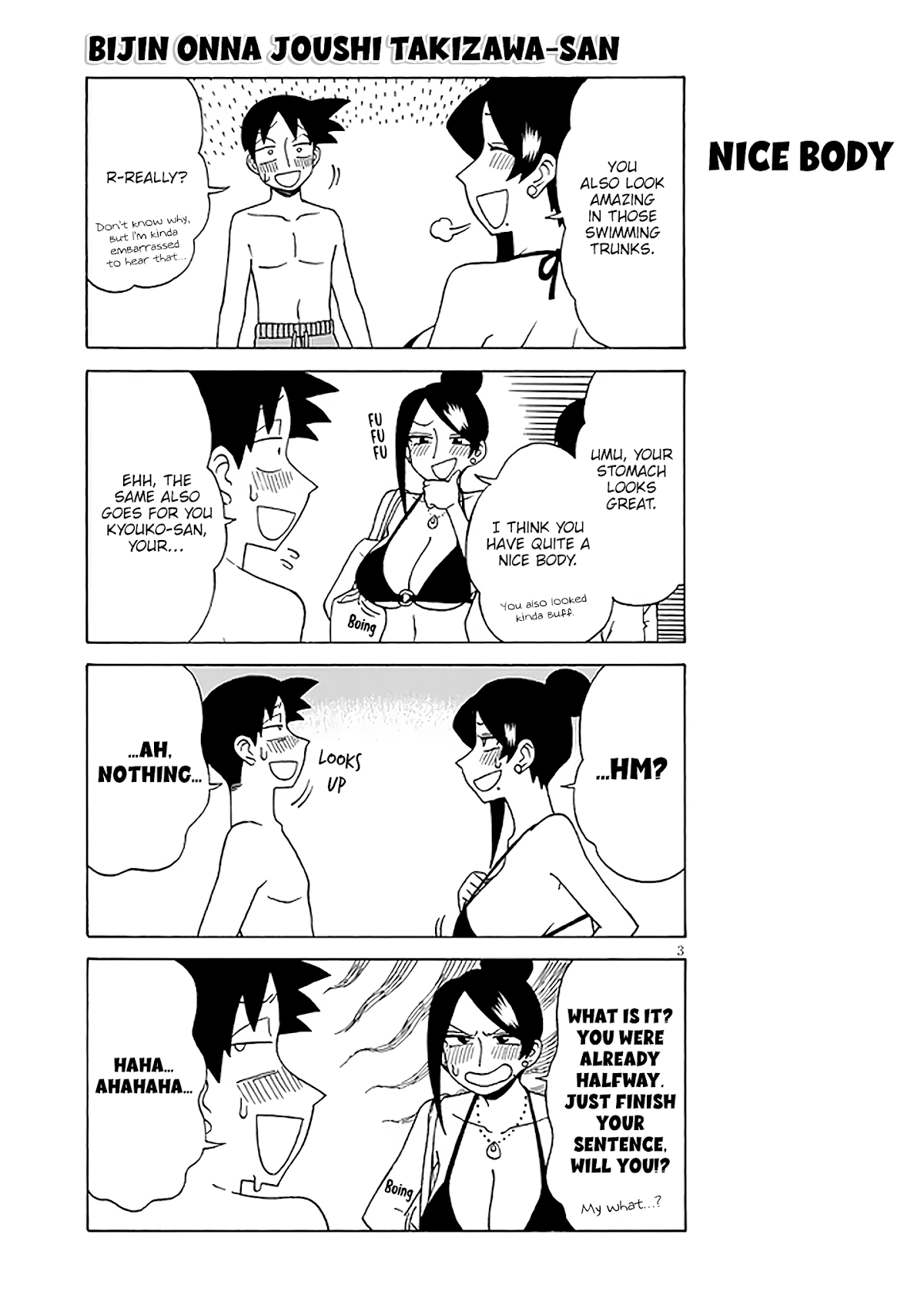 Bijin Onna Joushi Takizawa-san Chapter 121 page 3 - Chapter 121