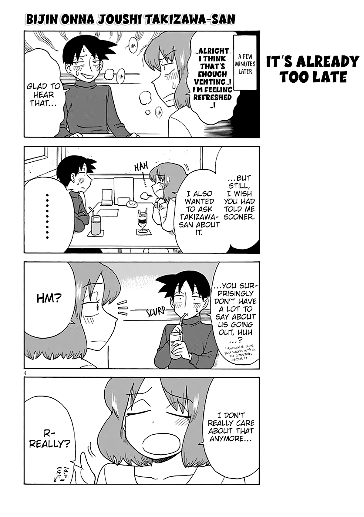 Bijin Onna Joushi Takizawa-san Chapter 123 page 4 - Chapter 123