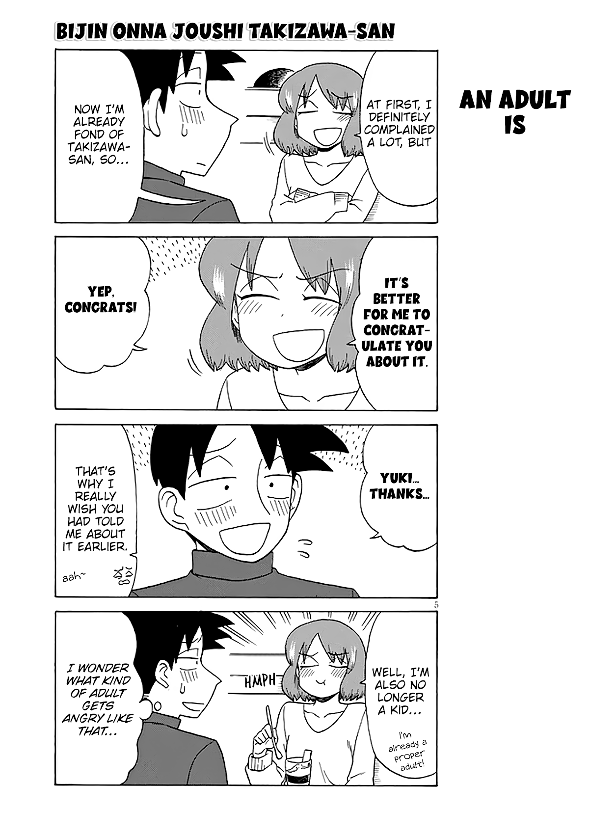 Bijin Onna Joushi Takizawa-san Chapter 123 page 5 - Chapter 123