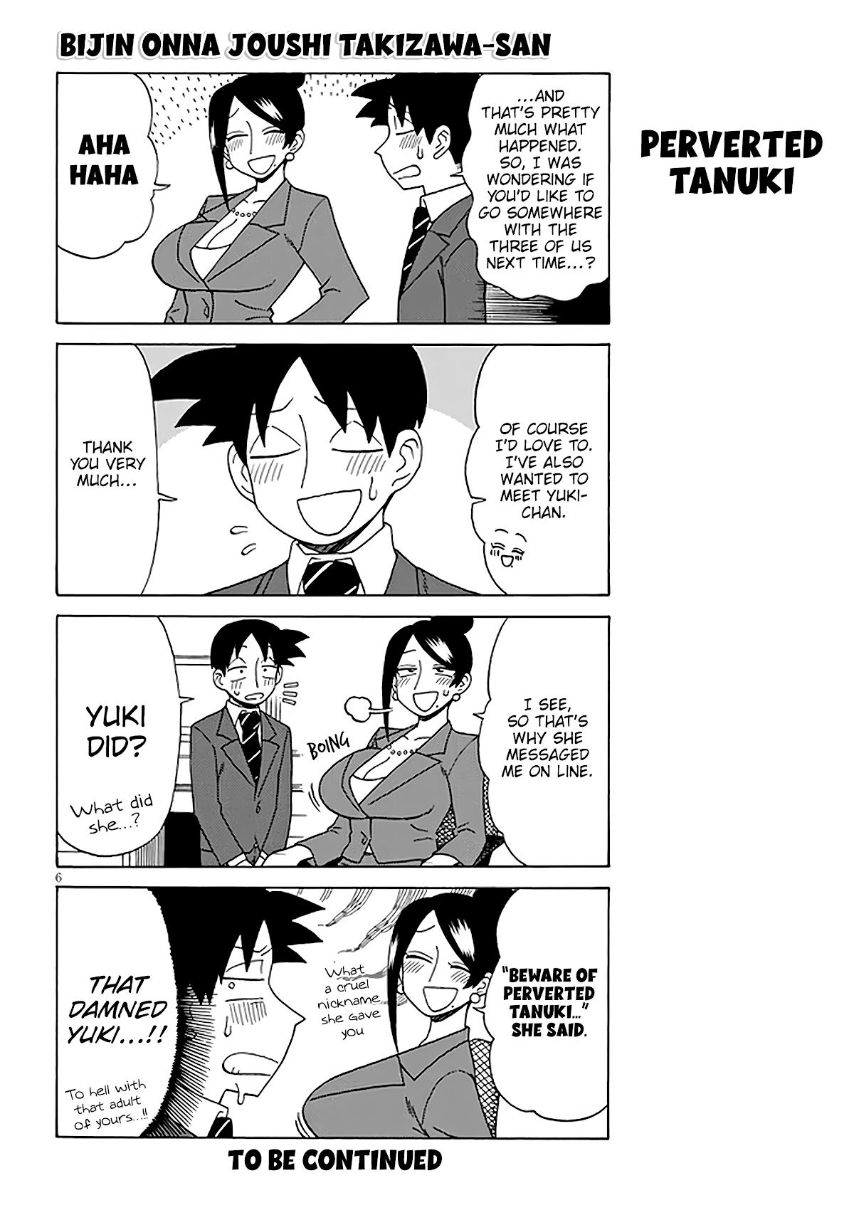 Bijin Onna Joushi Takizawa-san Chapter 123 page 6 - Chapter 123