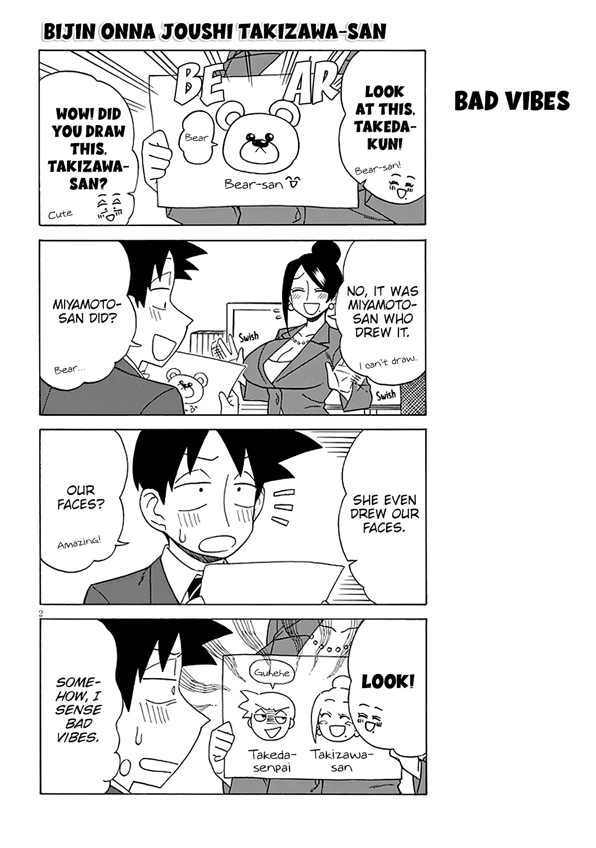 Bijin Onna Joushi Takizawa-san Chapter 124 page 2 - Chapter 124