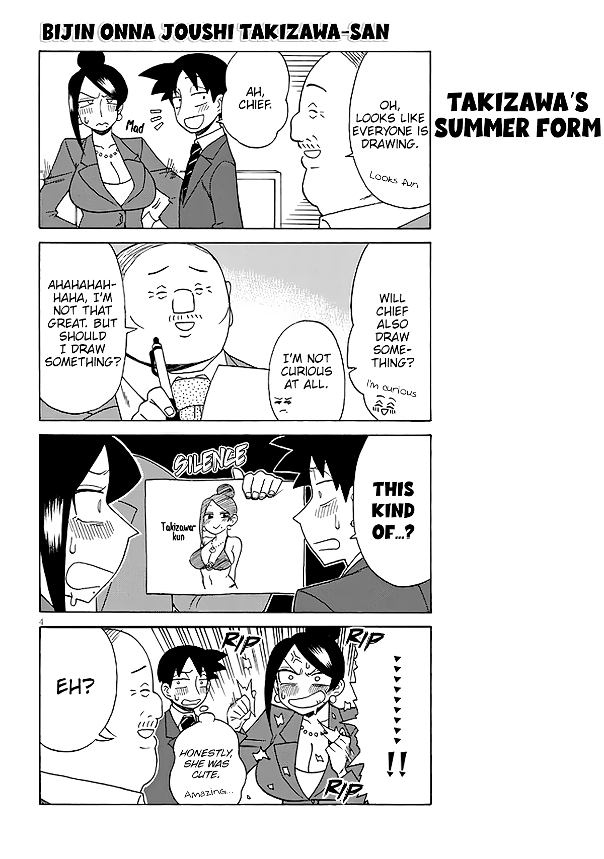 Bijin Onna Joushi Takizawa-san Chapter 124 page 4 - Chapter 124