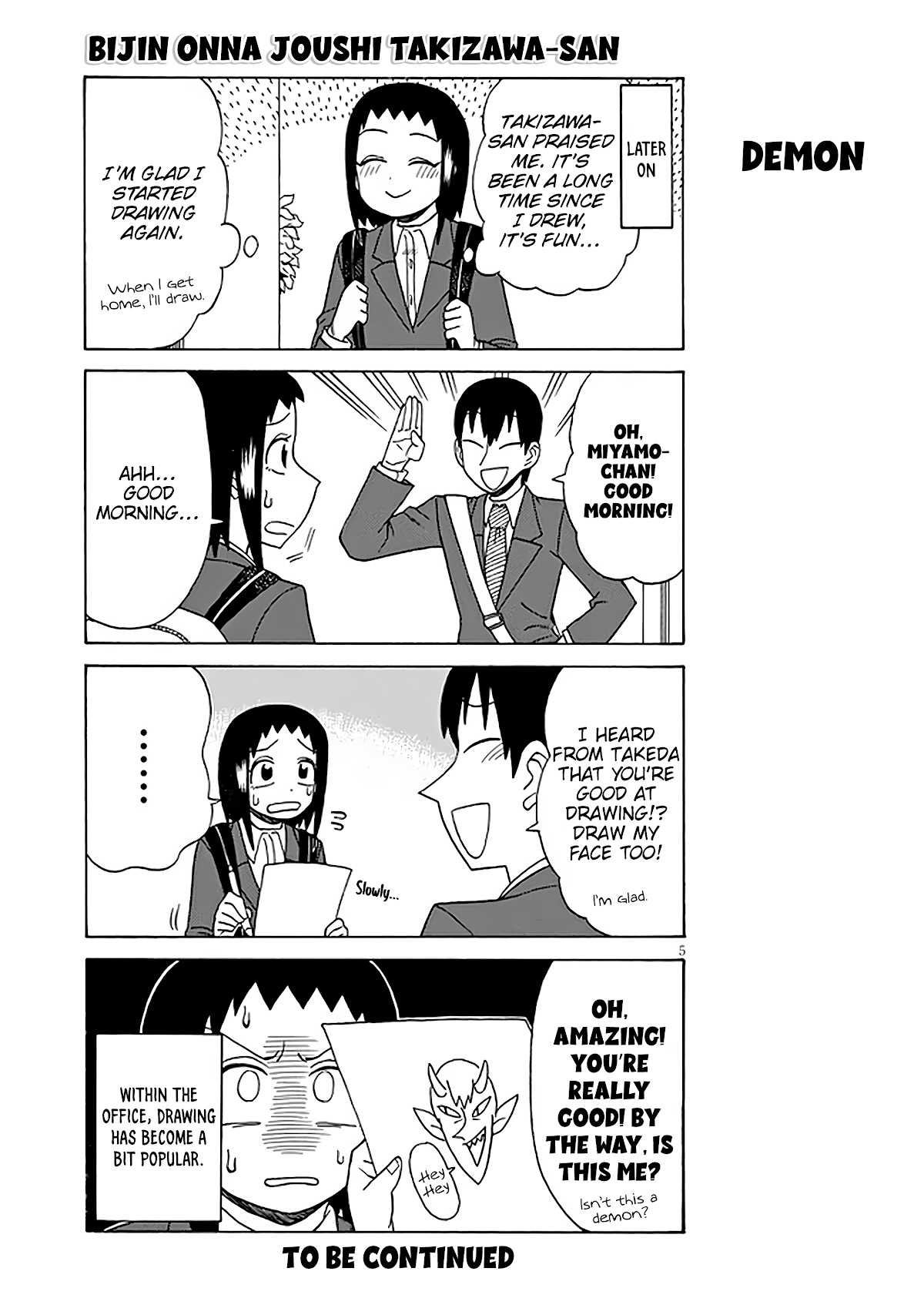 Bijin Onna Joushi Takizawa-san Chapter 124 page 5 - Chapter 124
