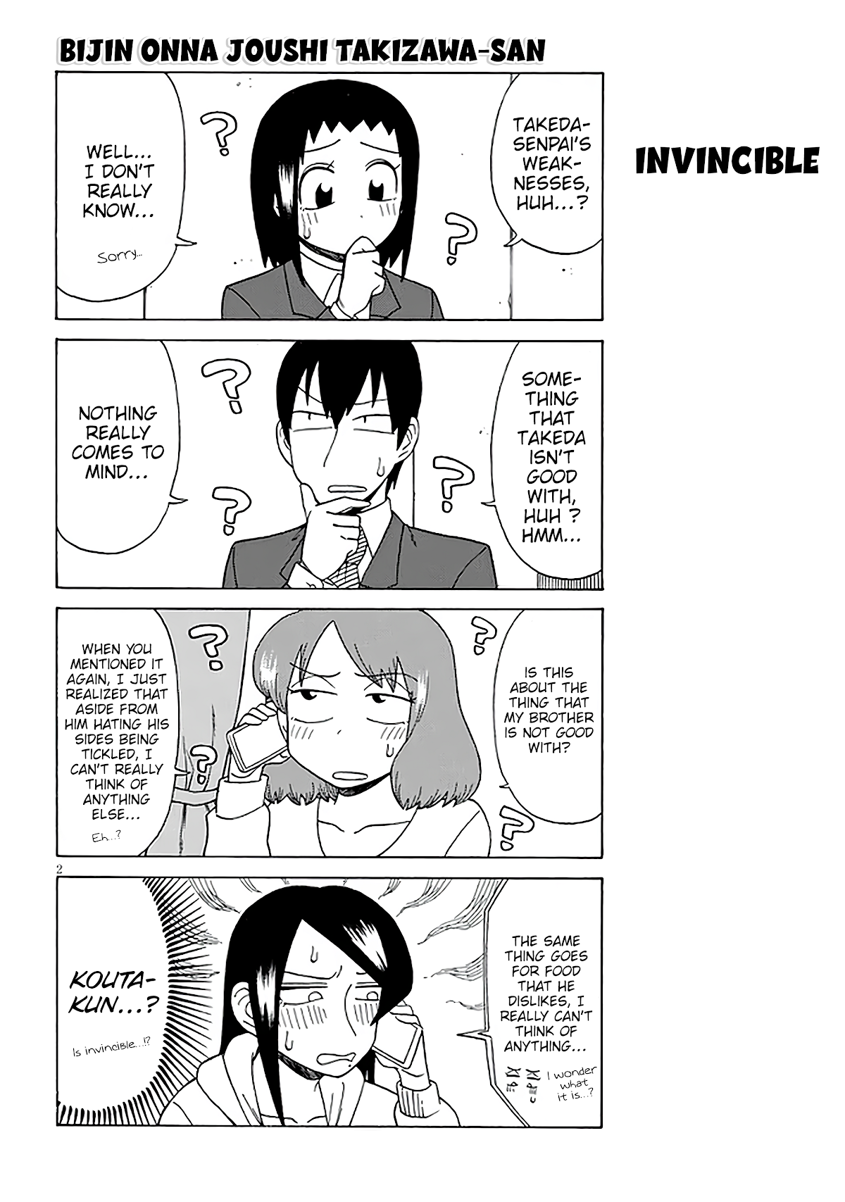 Bijin Onna Joushi Takizawa-san Chapter 126 page 2 - Chapter 126