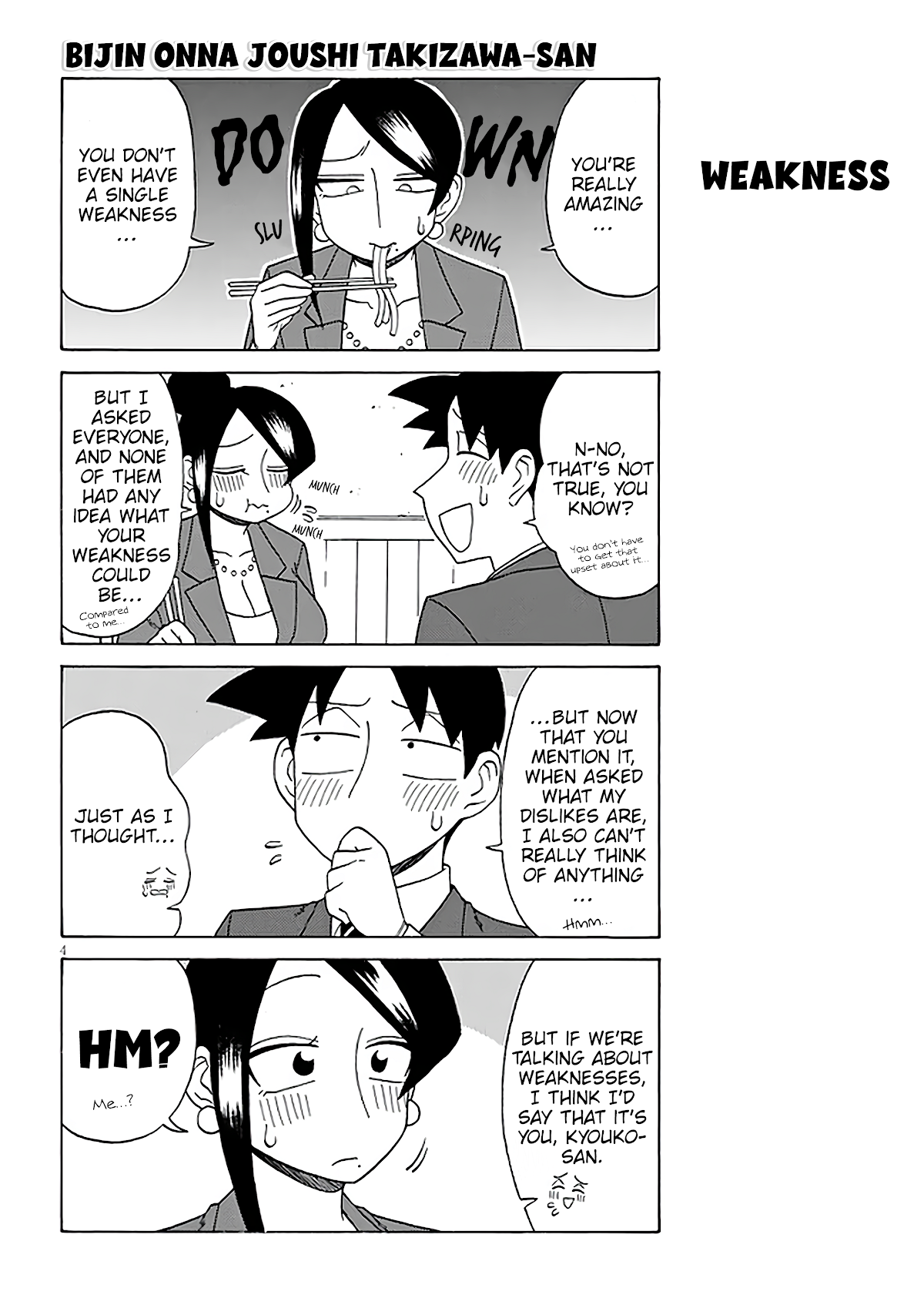 Bijin Onna Joushi Takizawa-san Chapter 126 page 4 - Chapter 126