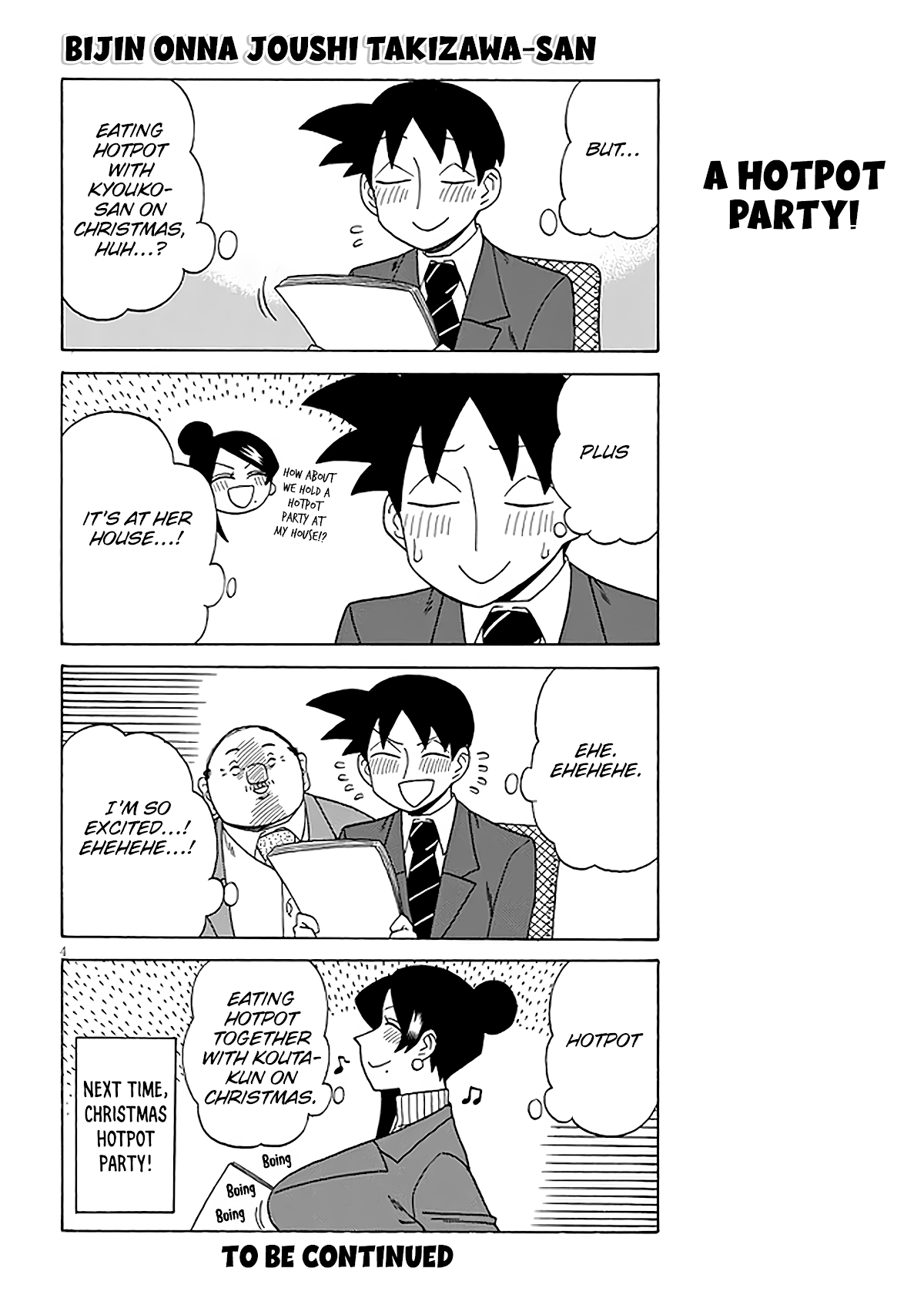 Bijin Onna Joushi Takizawa-san Chapter 128 page 4 - Chapter 128