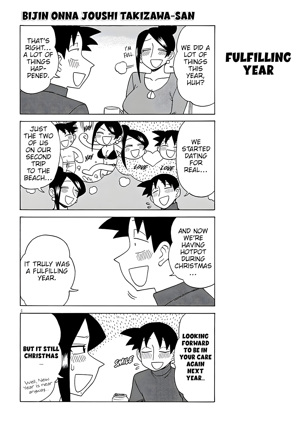 Bijin Onna Joushi Takizawa-san Chapter 129 page 4 - Chapter 129