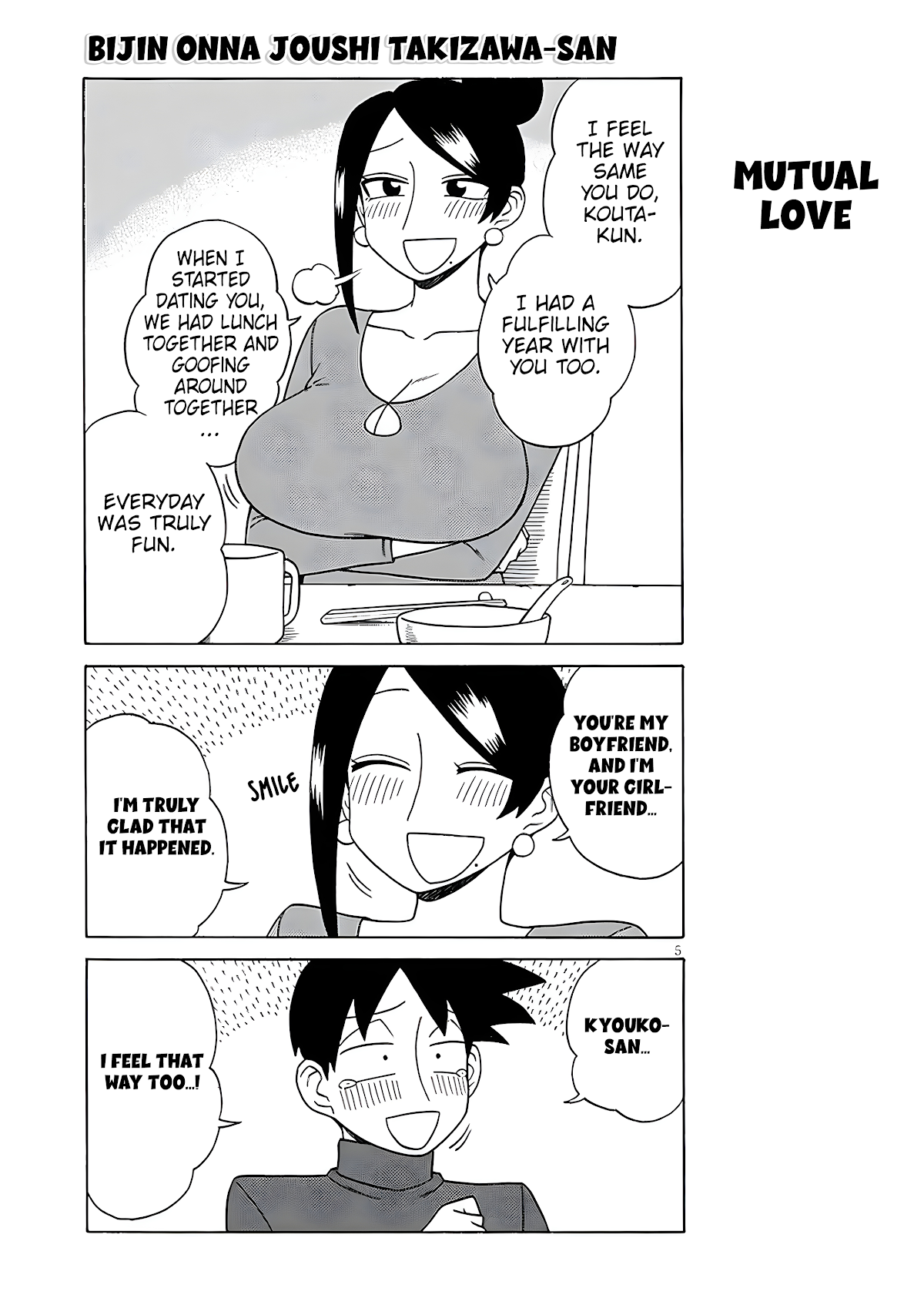 Bijin Onna Joushi Takizawa-san Chapter 129 page 5 - Chapter 129
