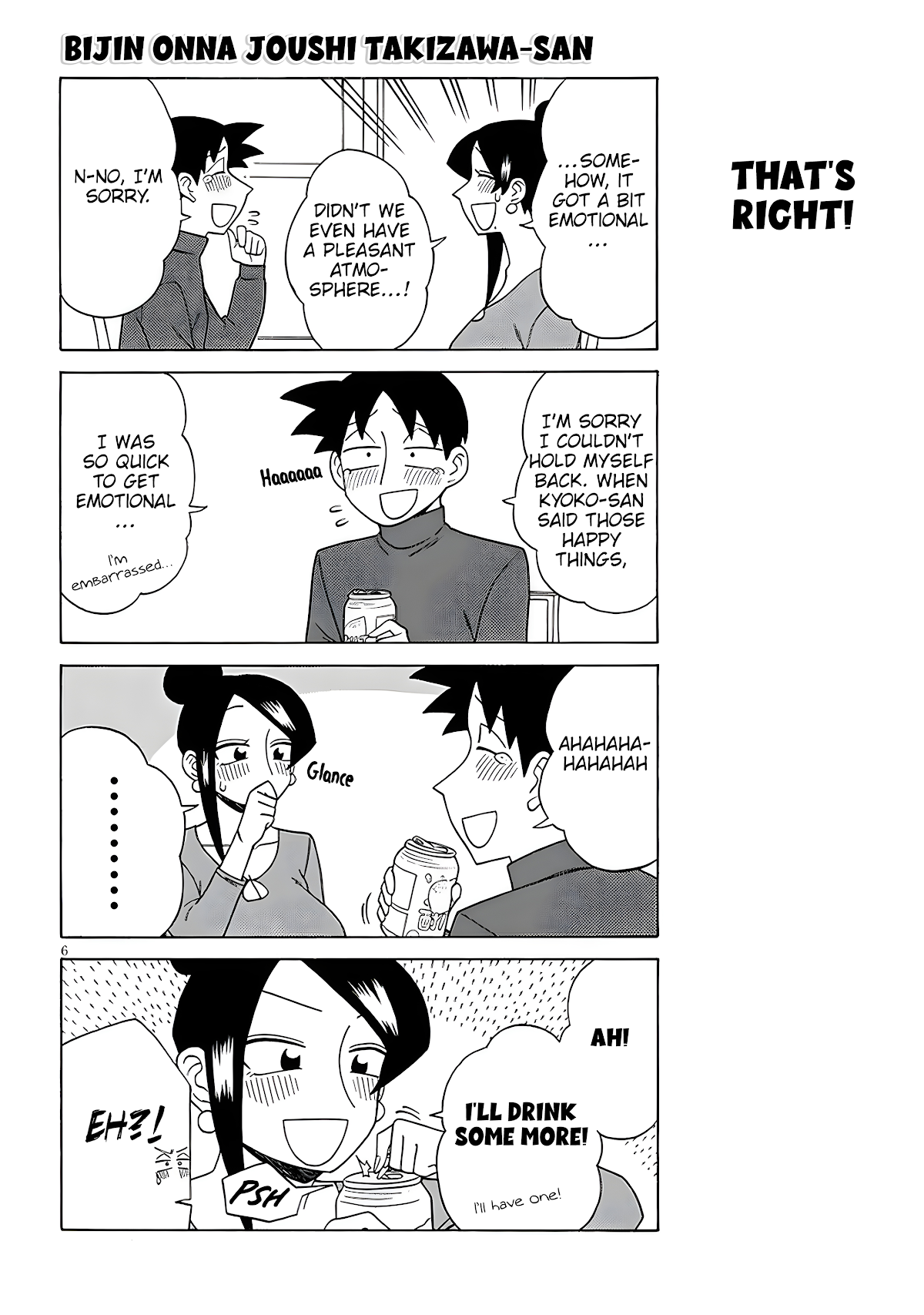 Bijin Onna Joushi Takizawa-san Chapter 129 page 6 - Chapter 129
