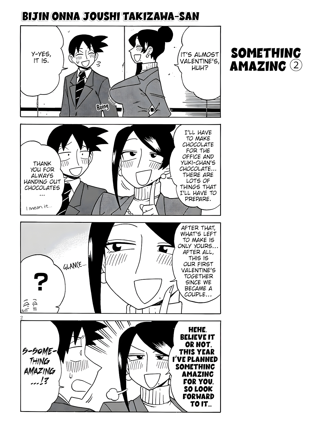 Bijin Onna Joushi Takizawa-san Chapter 132 page 2 - Chapter 132