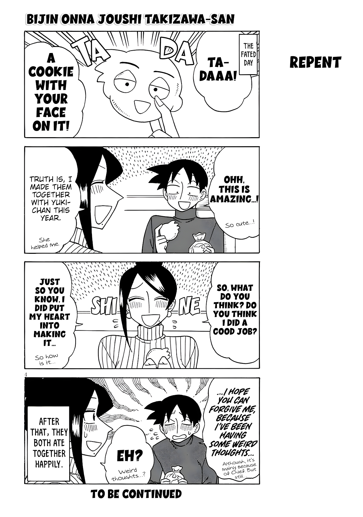 Bijin Onna Joushi Takizawa-san Chapter 132 page 4 - Chapter 132