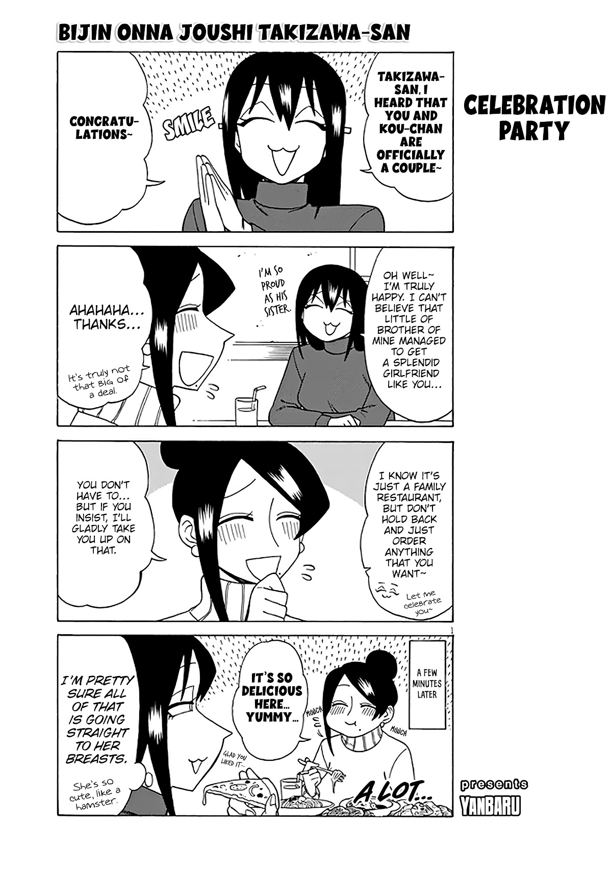 Bijin Onna Joushi Takizawa-san Chapter 133 page 1 - Chapter 133