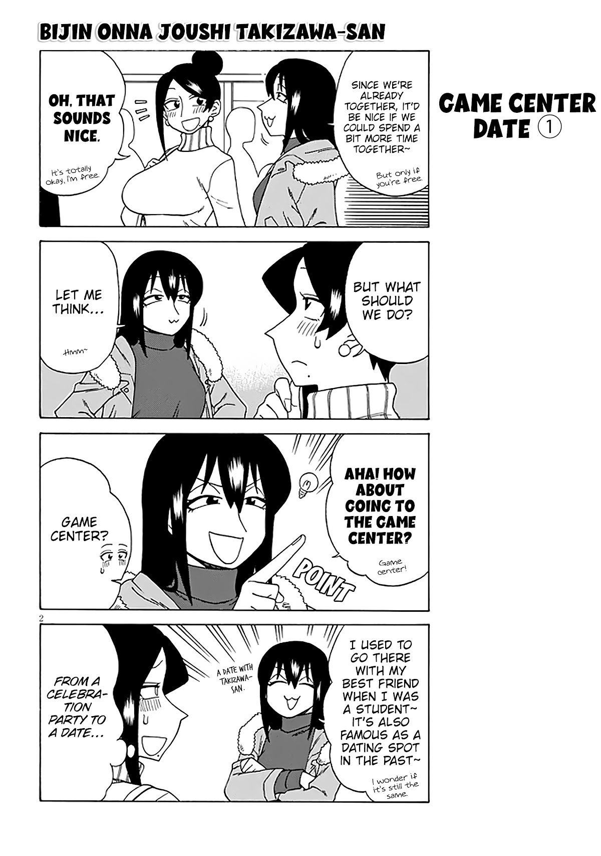 Bijin Onna Joushi Takizawa-san Chapter 133 page 2 - Chapter 133