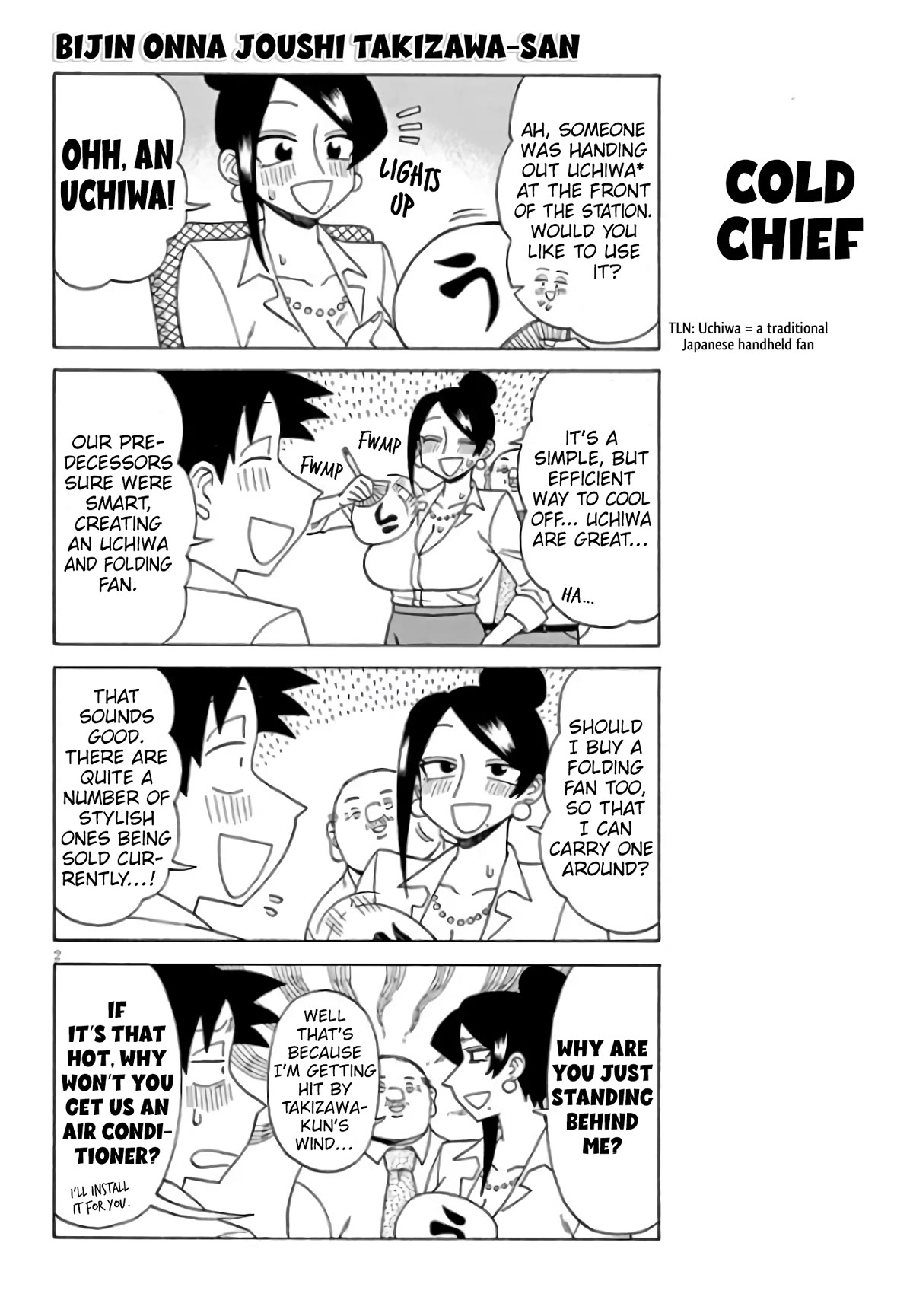 Bijin Onna Joushi Takizawa-san Chapter 141 page 2 - Chapter 141