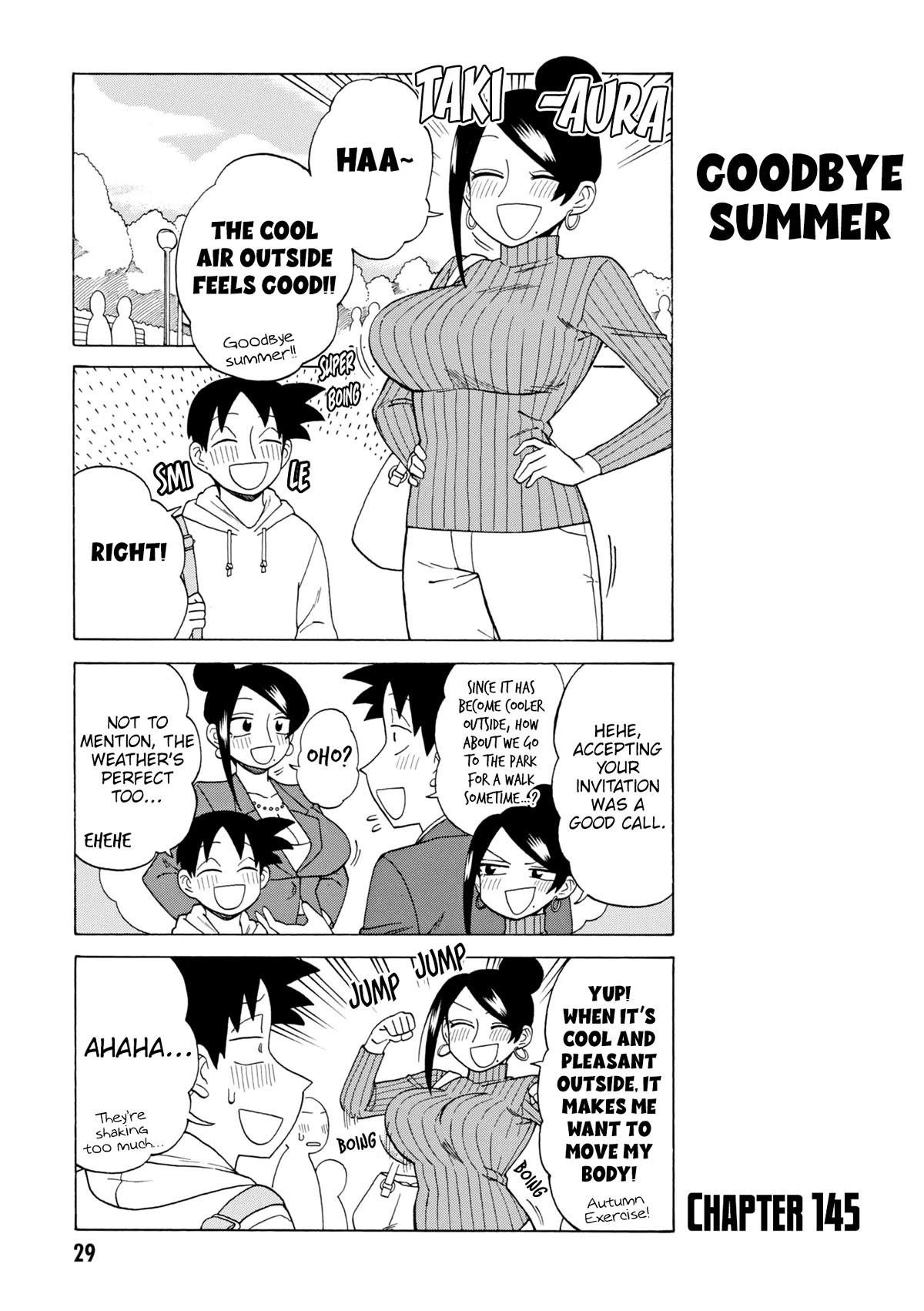 Bijin Onna Joushi Takizawa-san Chapter 145 page 1 - Chapter 145