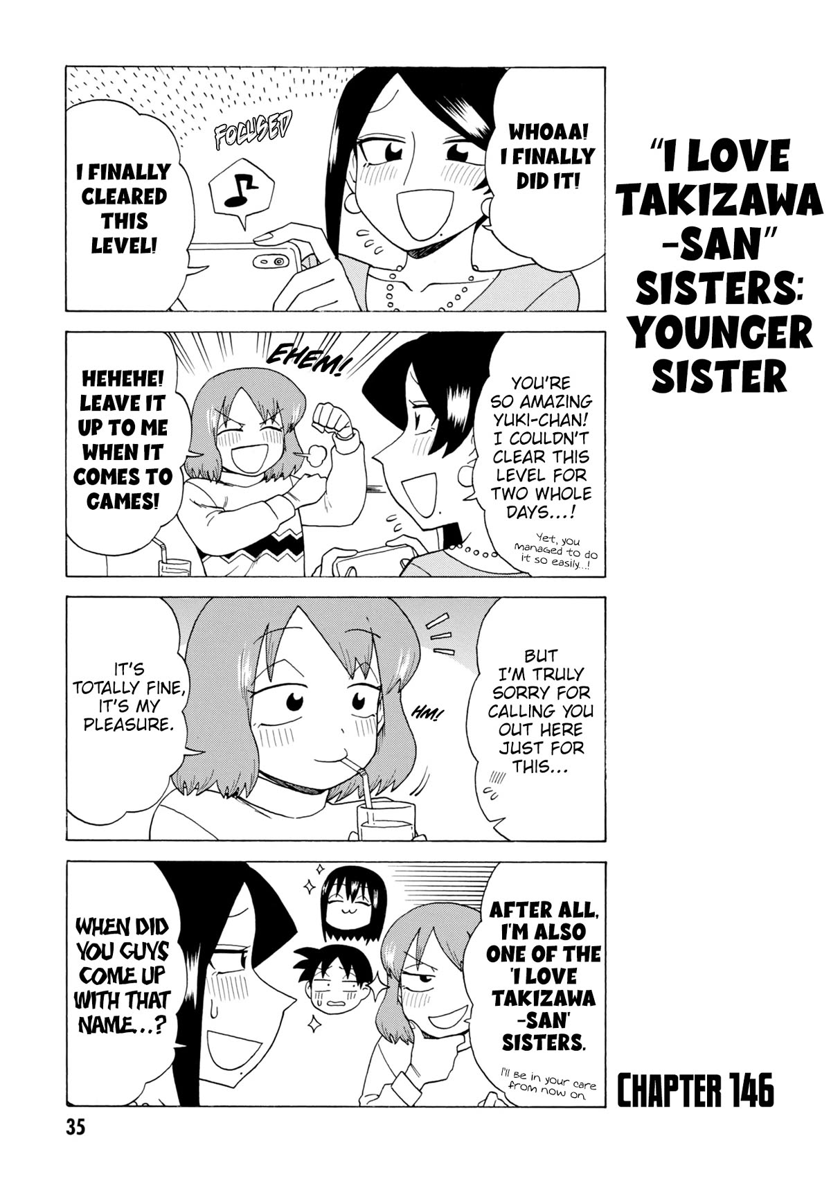 Bijin Onna Joushi Takizawa-san Chapter 146 page 1 - Chapter 146