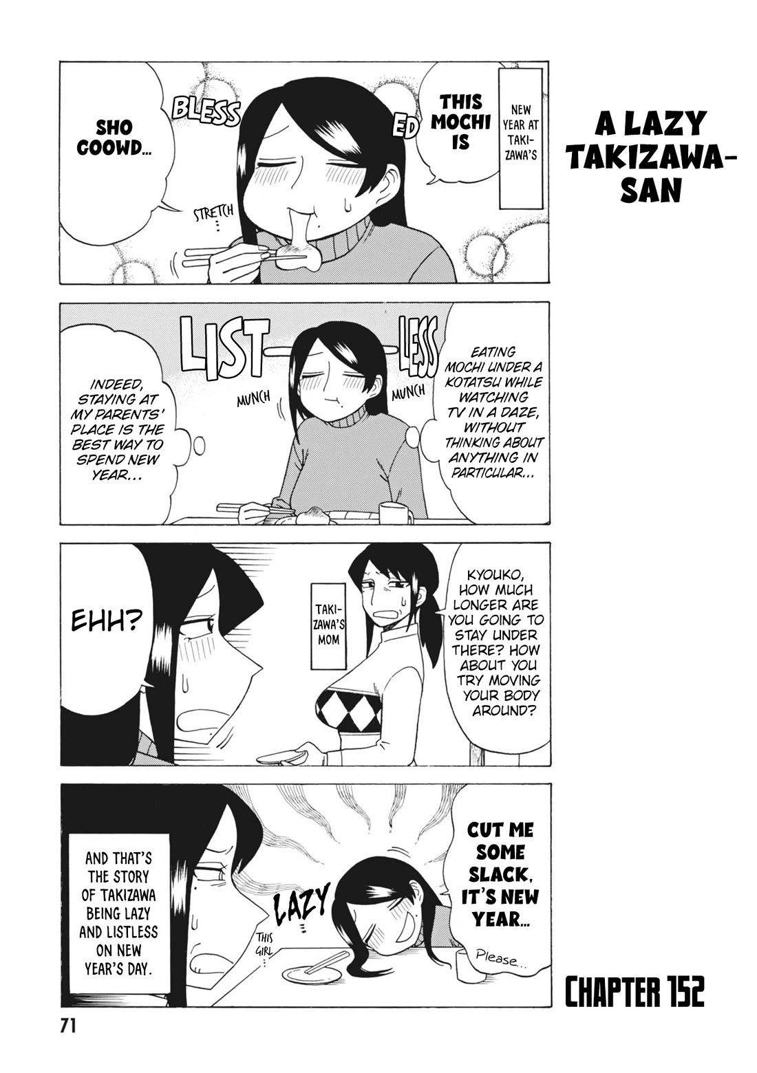 Bijin Onna Joushi Takizawa-san Chapter 152 page 1 - Chapter 152