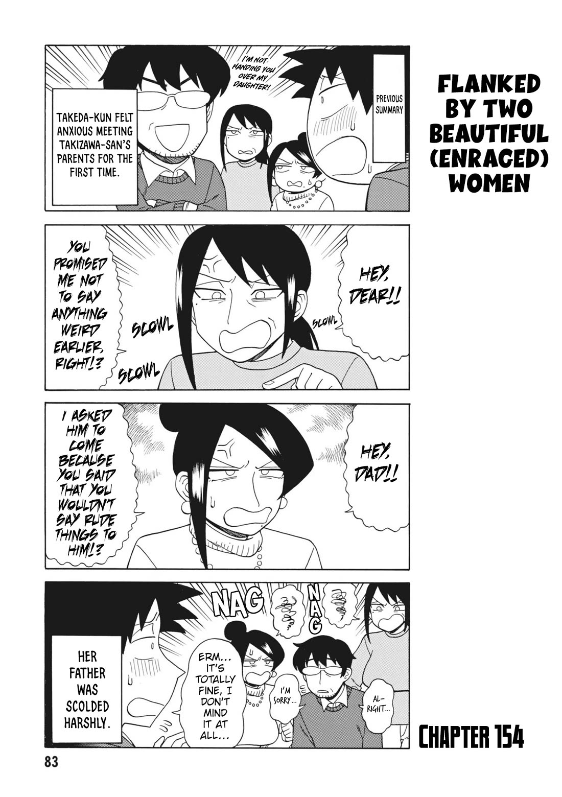 Bijin Onna Joushi Takizawa-san Chapter 154 page 1 - Chapter 154