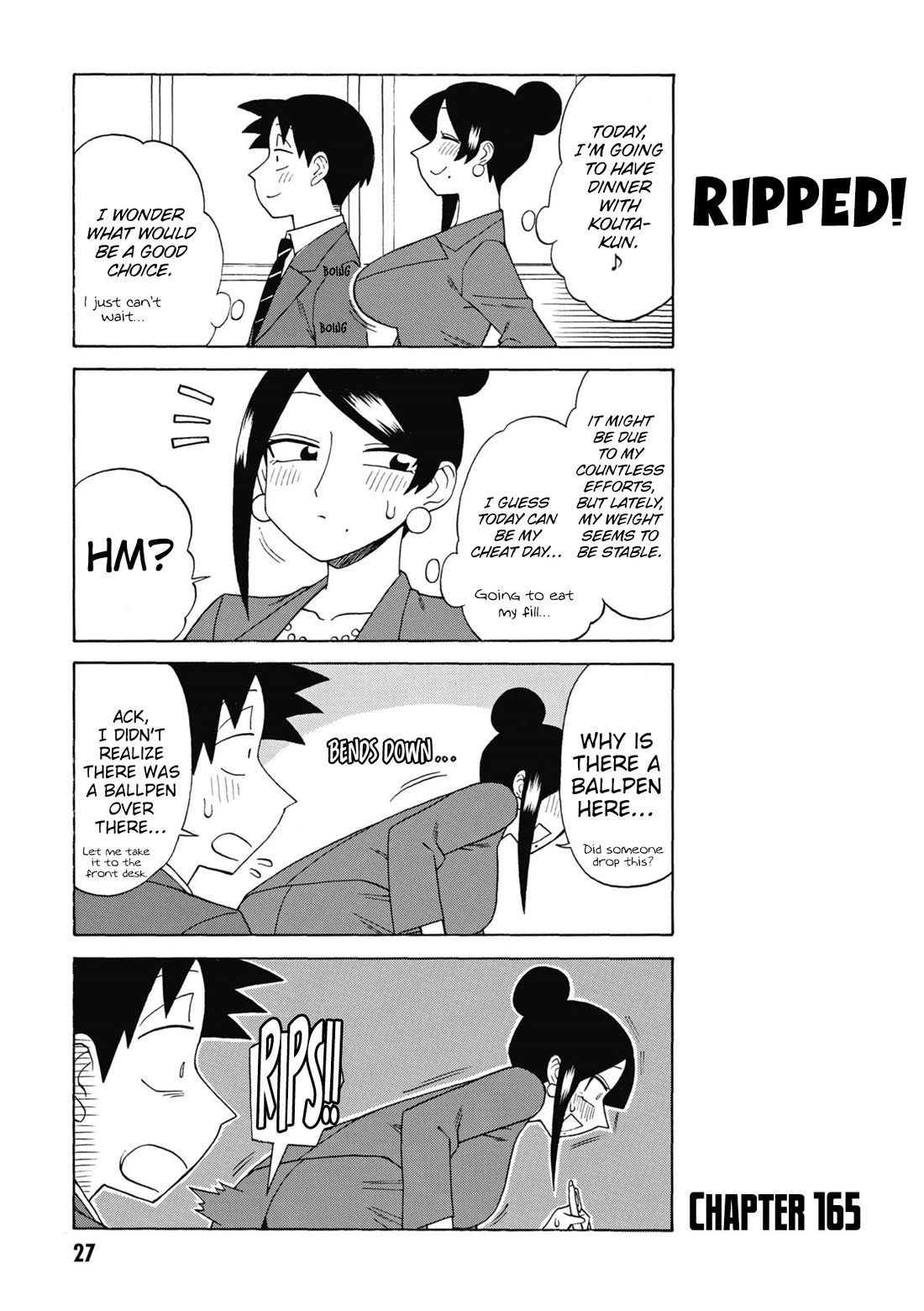 Bijin Onna Joushi Takizawa-san Chapter 165 page 1 - Chapter 165
