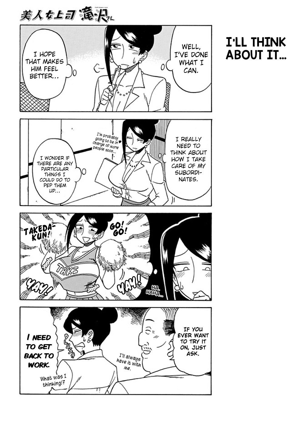 Bijin Onna Joushi Takizawa-san Chapter 28 page 4 - Chapter 28