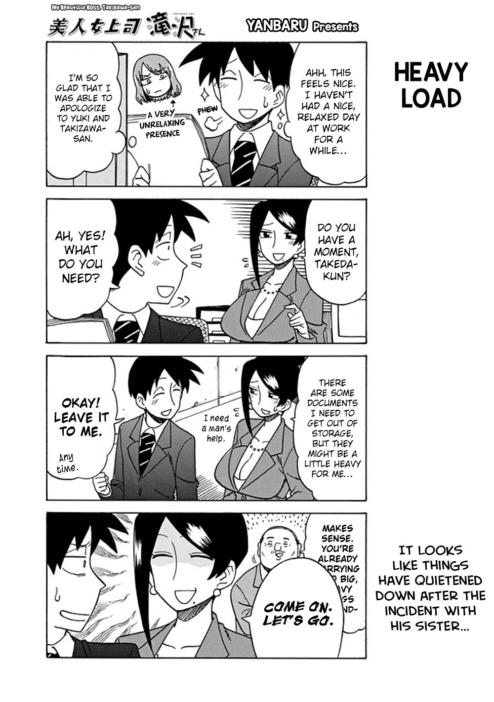 Bijin Onna Joushi Takizawa-san Chapter 44 page 1 - Chapter 44