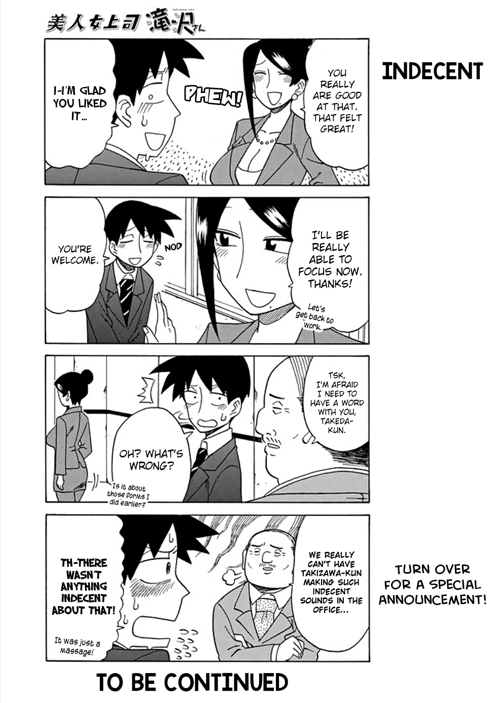 Bijin Onna Joushi Takizawa-san Chapter 46 page 5 - Chapter 46