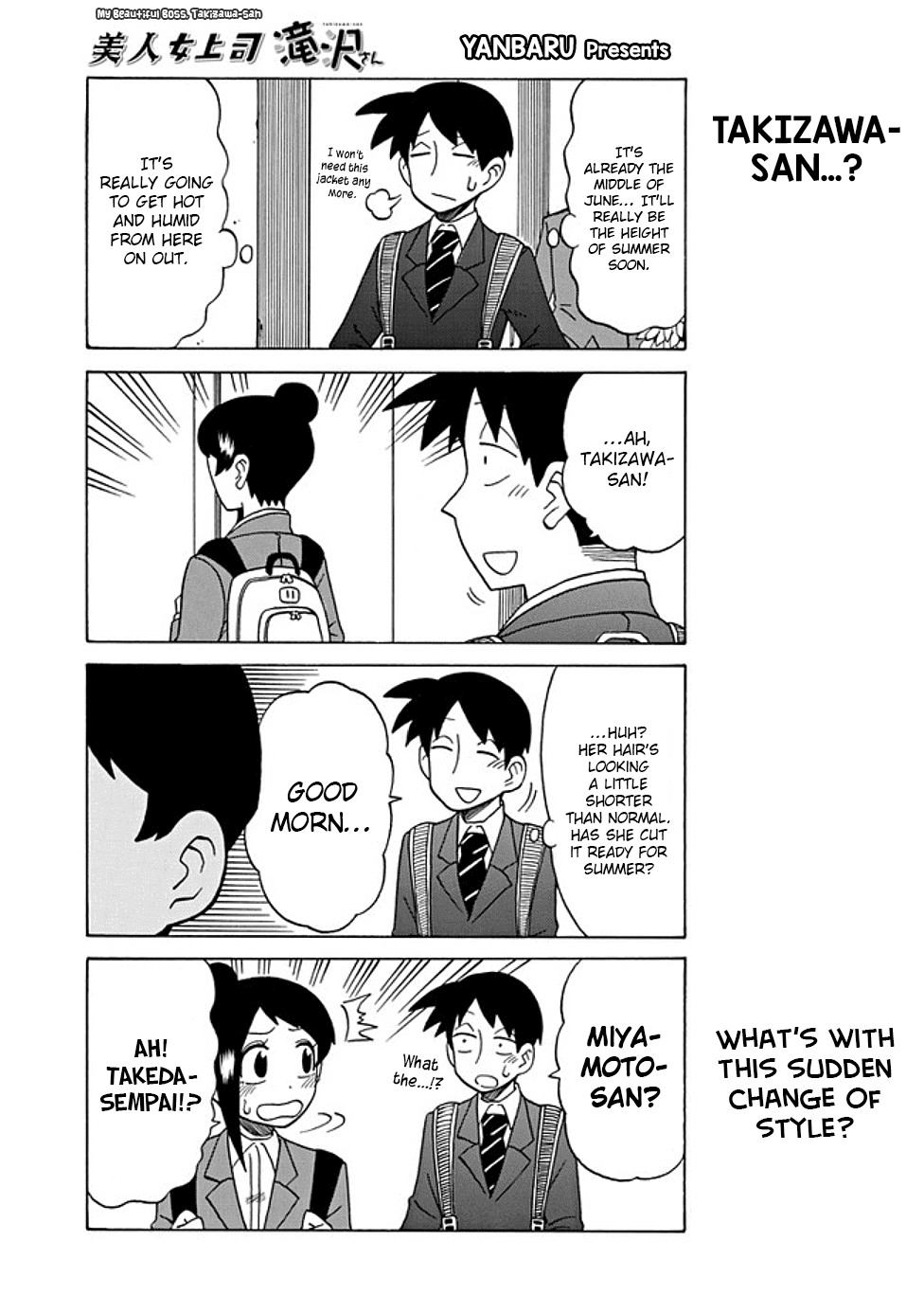 Bijin Onna Joushi Takizawa-san Chapter 47 page 1 - Chapter 47