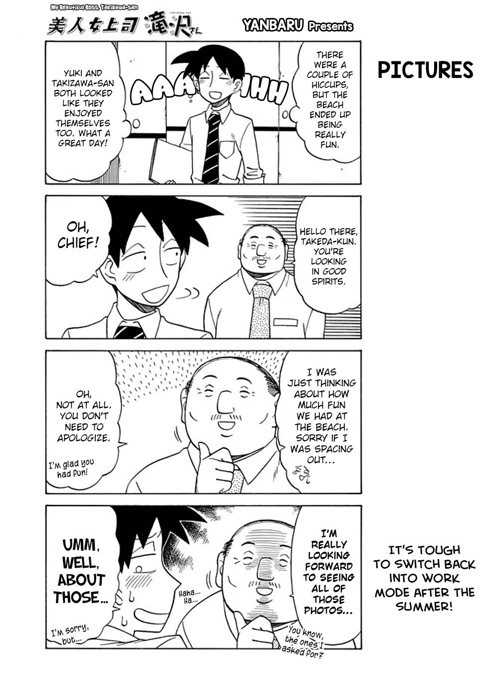 Bijin Onna Joushi Takizawa-san Chapter 52 page 1 - Chapter 52