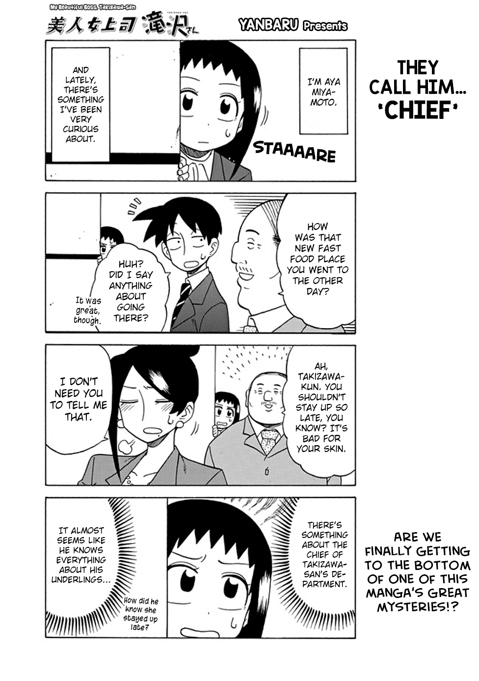 Bijin Onna Joushi Takizawa-san Chapter 54 page 1 - Chapter 54