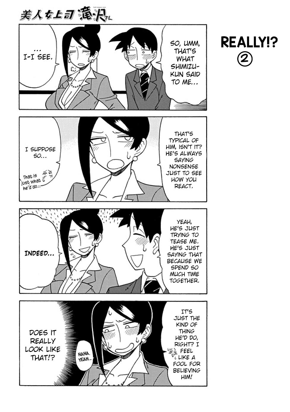 Bijin Onna Joushi Takizawa-san Chapter 68 page 2 - Chapter 68