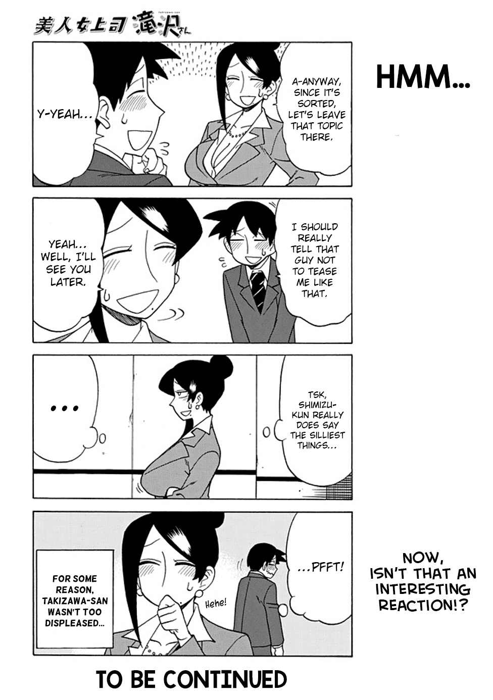 Bijin Onna Joushi Takizawa-san Chapter 68 page 4 - Chapter 68