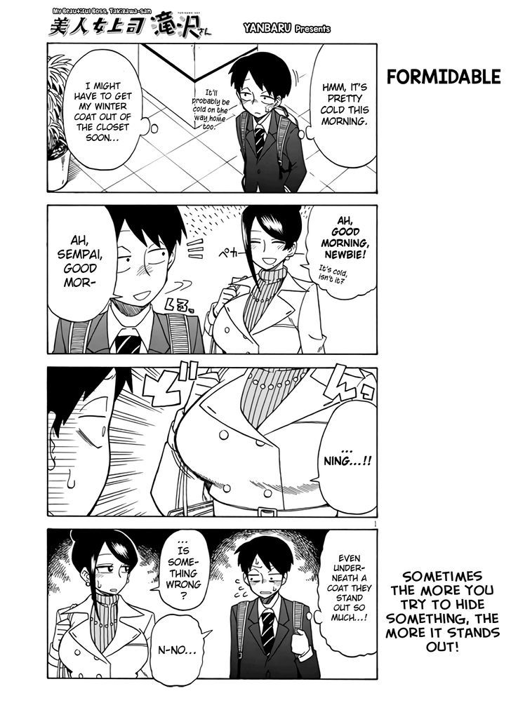 Bijin Onna Joushi Takizawa-san Chapter 8 page 1 - Chapter 8